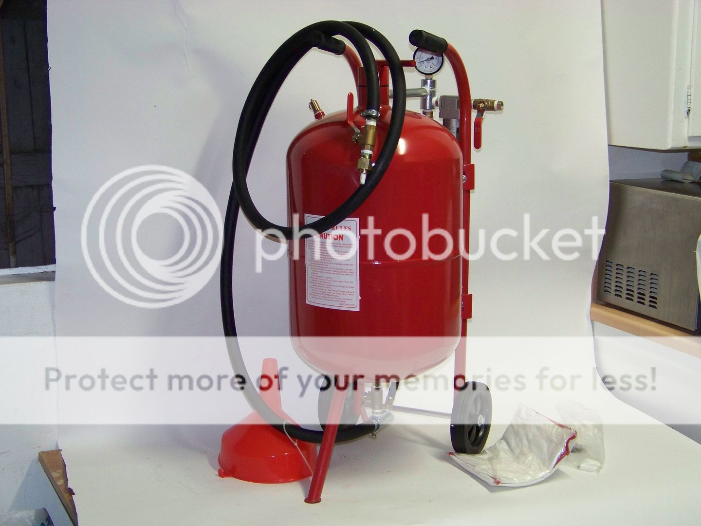 PORTABLE AIR SANDBLASTER 10 GALLON SAND BLASTER TOOLS PNEUMATIC RUST